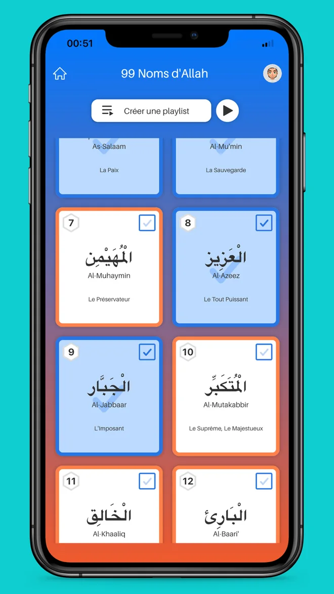 Les 99 Noms d'Allah